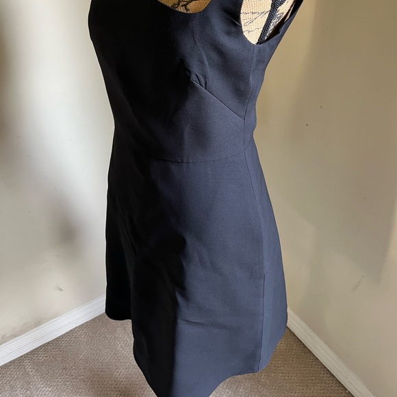 🖤SOLD🖤 Valentino Garavani Crepe Couture Fit & Flare Dress NERO, Size 6 US - Picture 12 of 16
